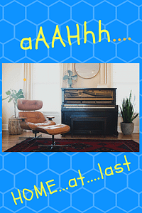 Being a part time writer, reaching home after the day job is a great feeling